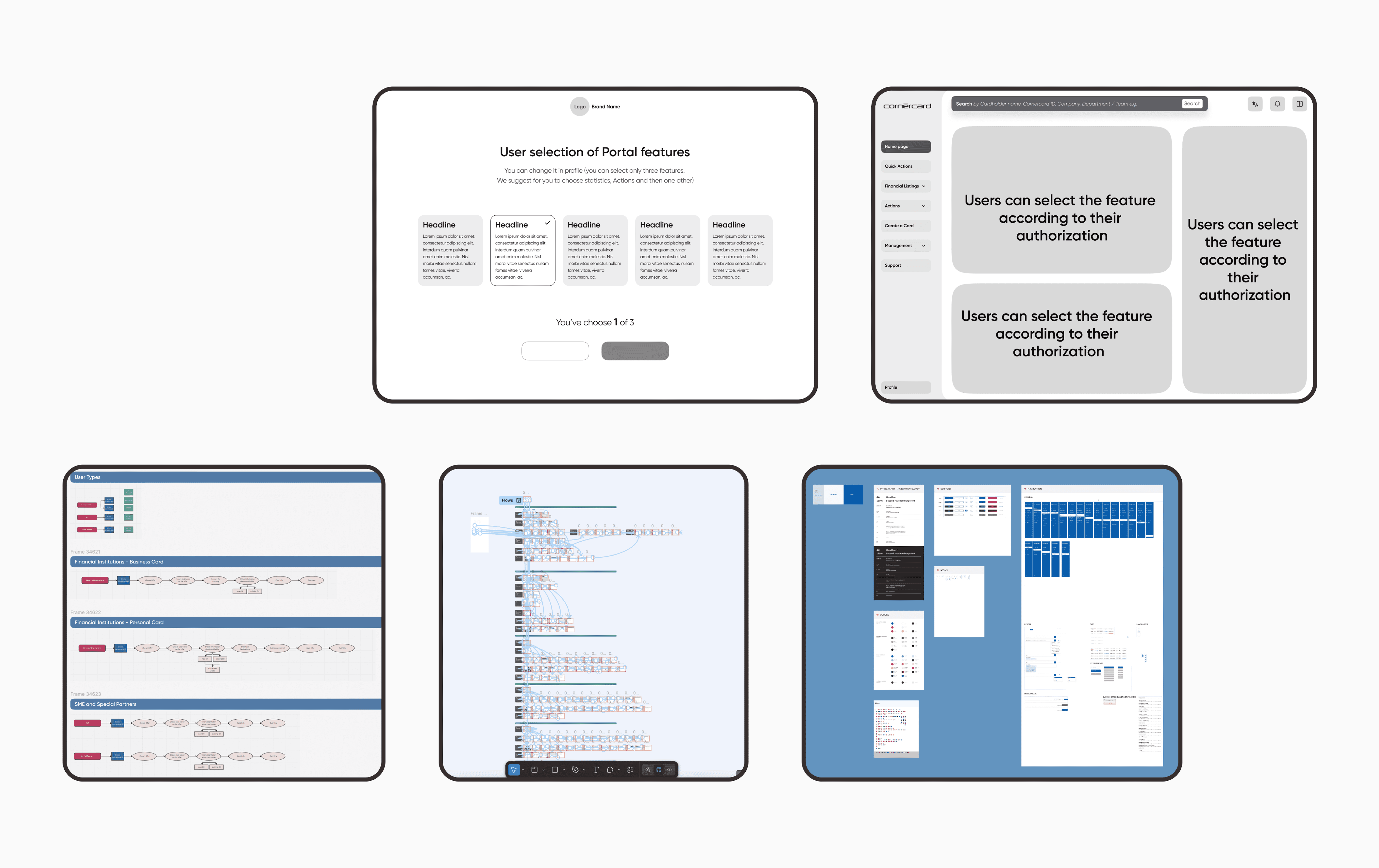 Two screenshots of the website home page