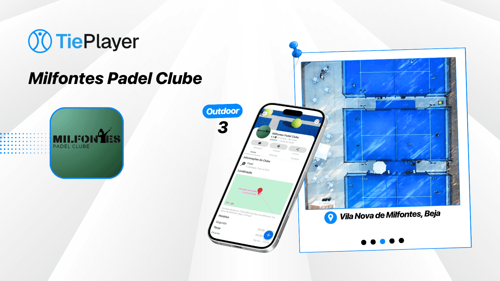 Book a padel court at Milfontes Padel Clube