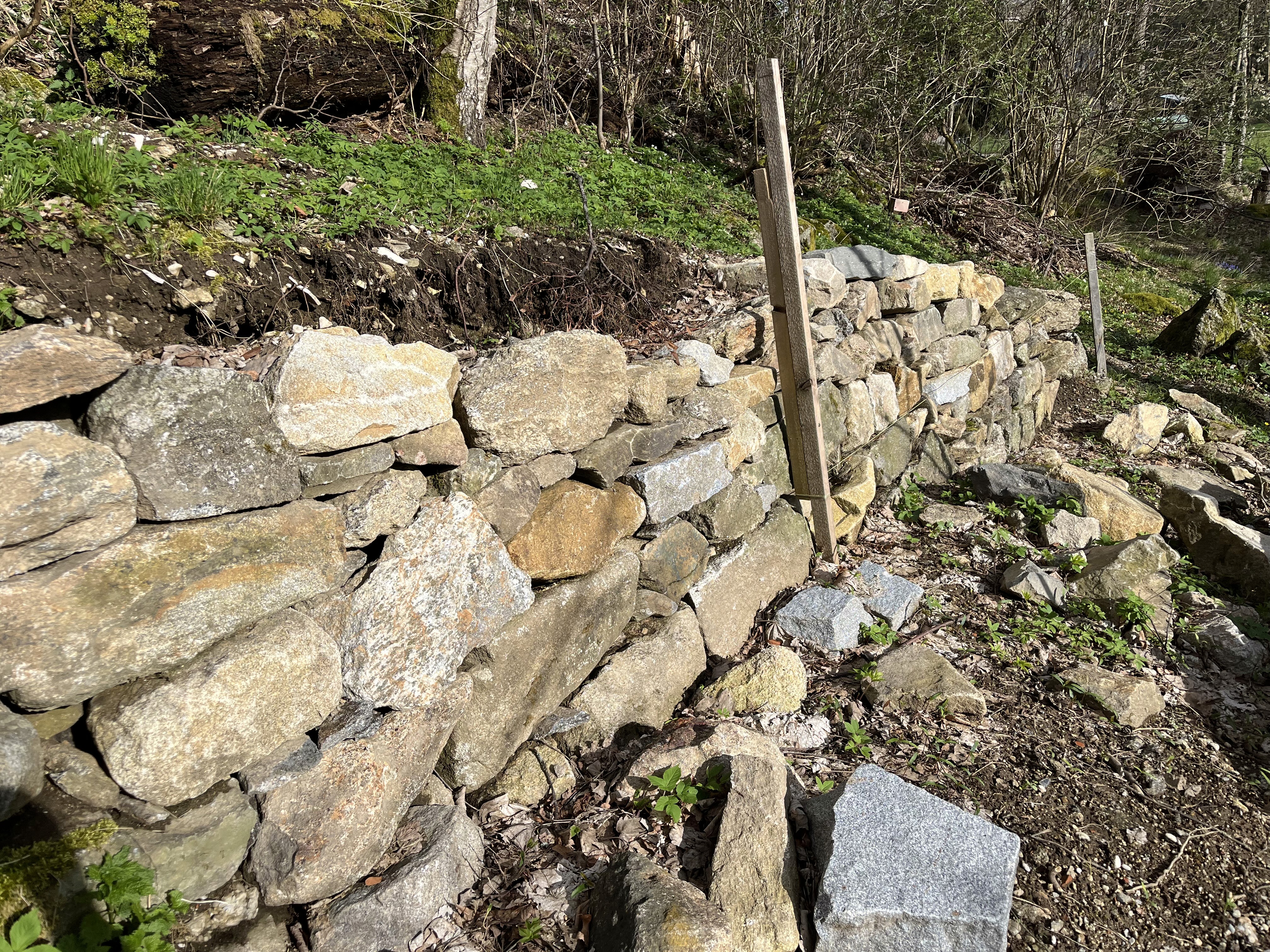 Teilnehmer des Trockenmauer Grundkurses