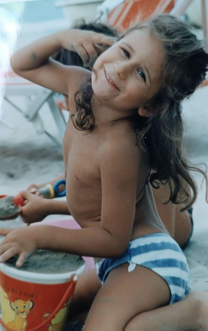 Childhood photograph of Daria
