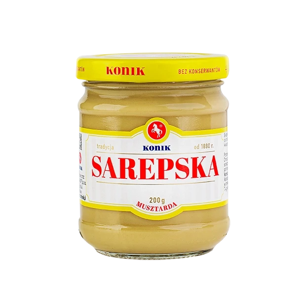 Słoik Musztardy Sarepskiej Konik 200g