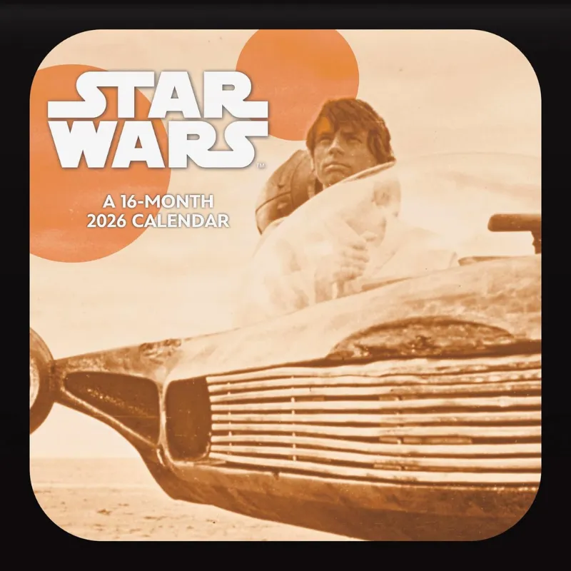 Star Wars 2026 mini wall calendar
