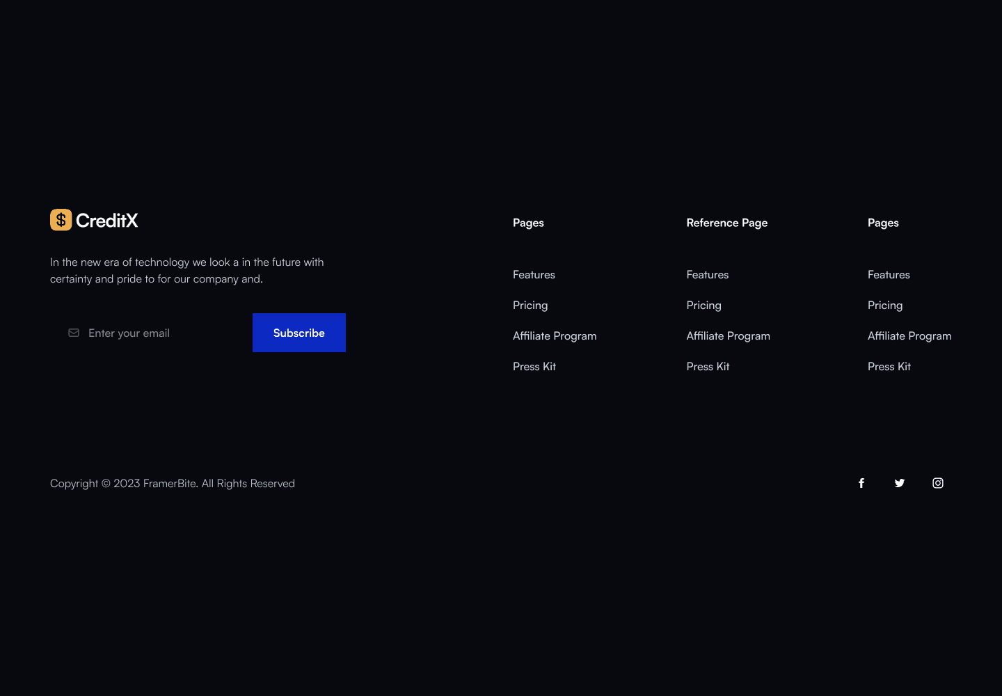 Footer 121