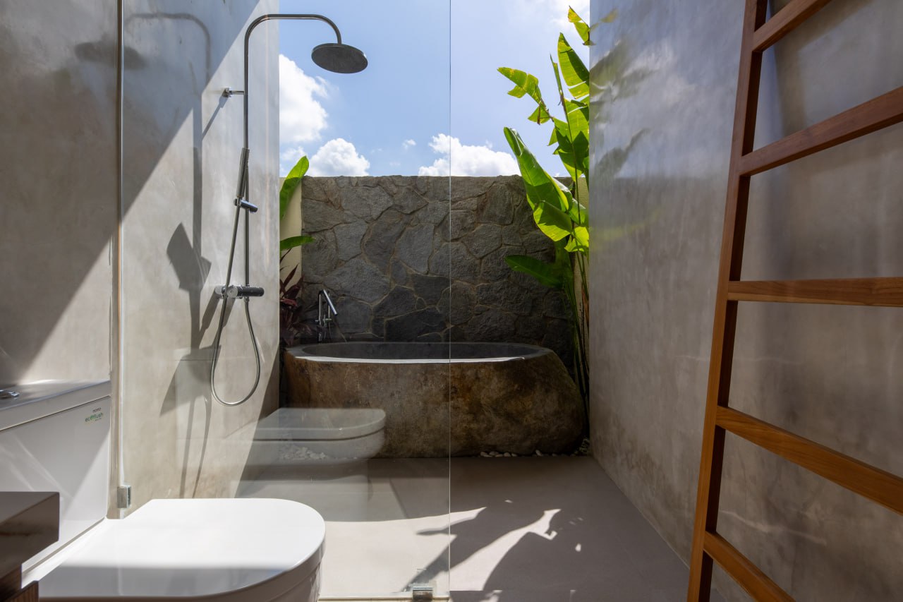 A completed 3-bedroom villa in Canggu