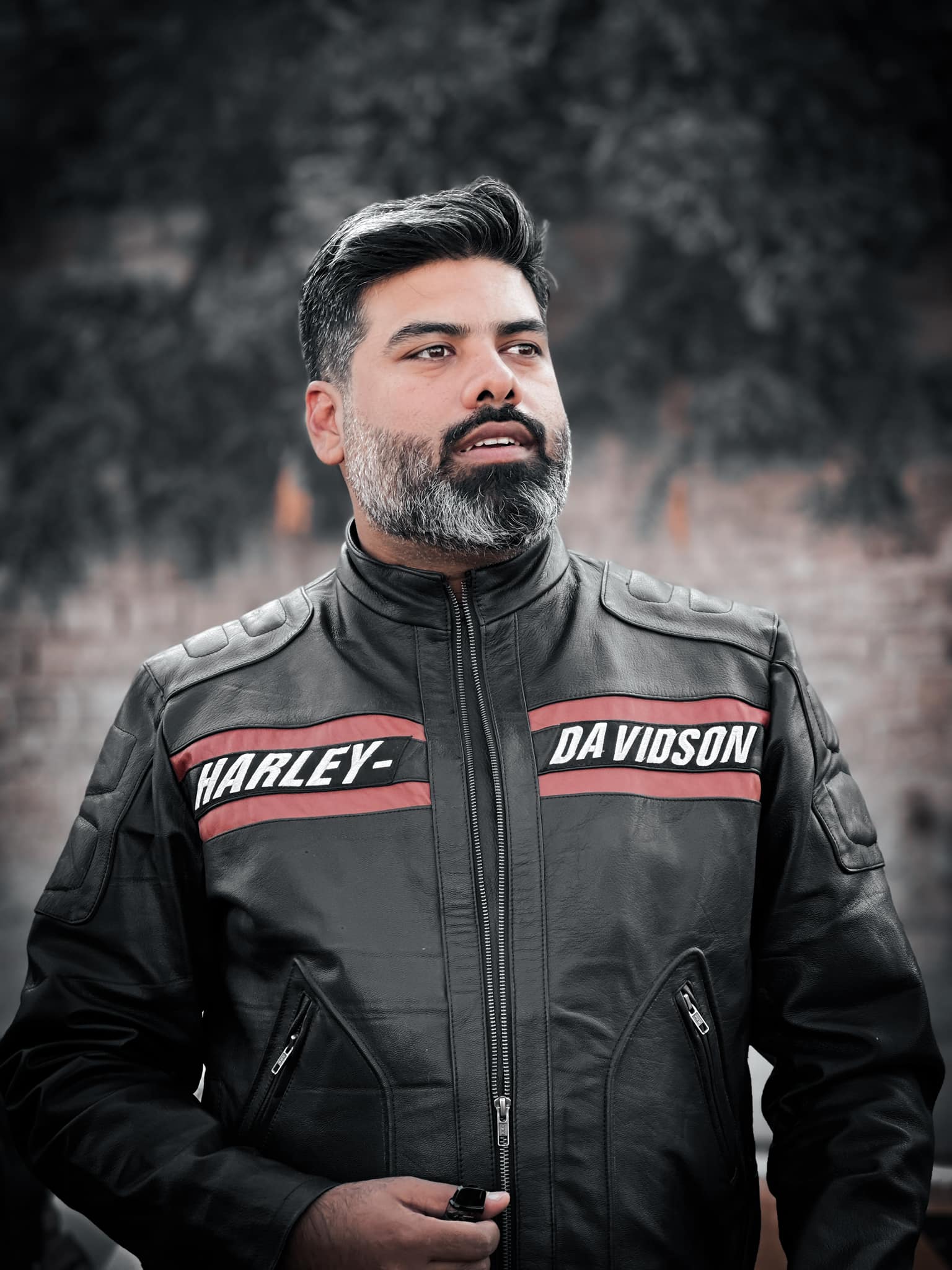 a man smiling for the camera