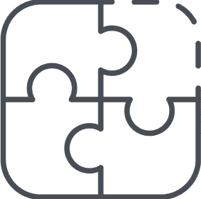 illustration of puzzle pieces.