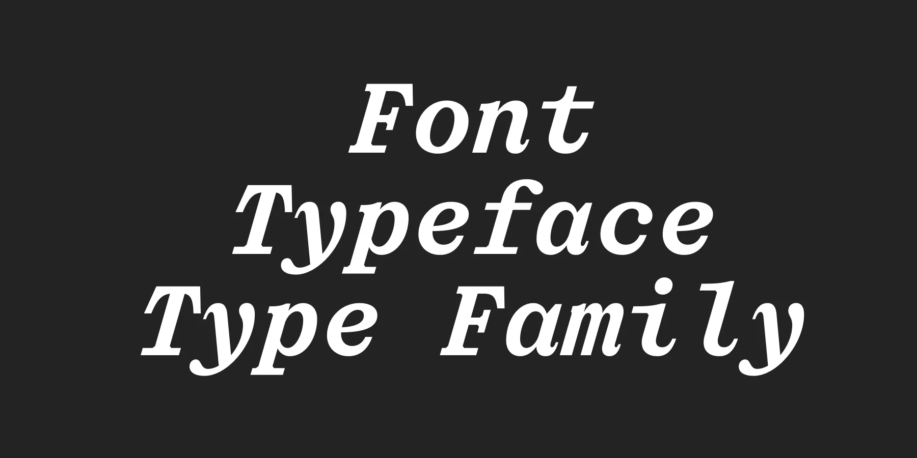 Font vs Typeface: what's the difference