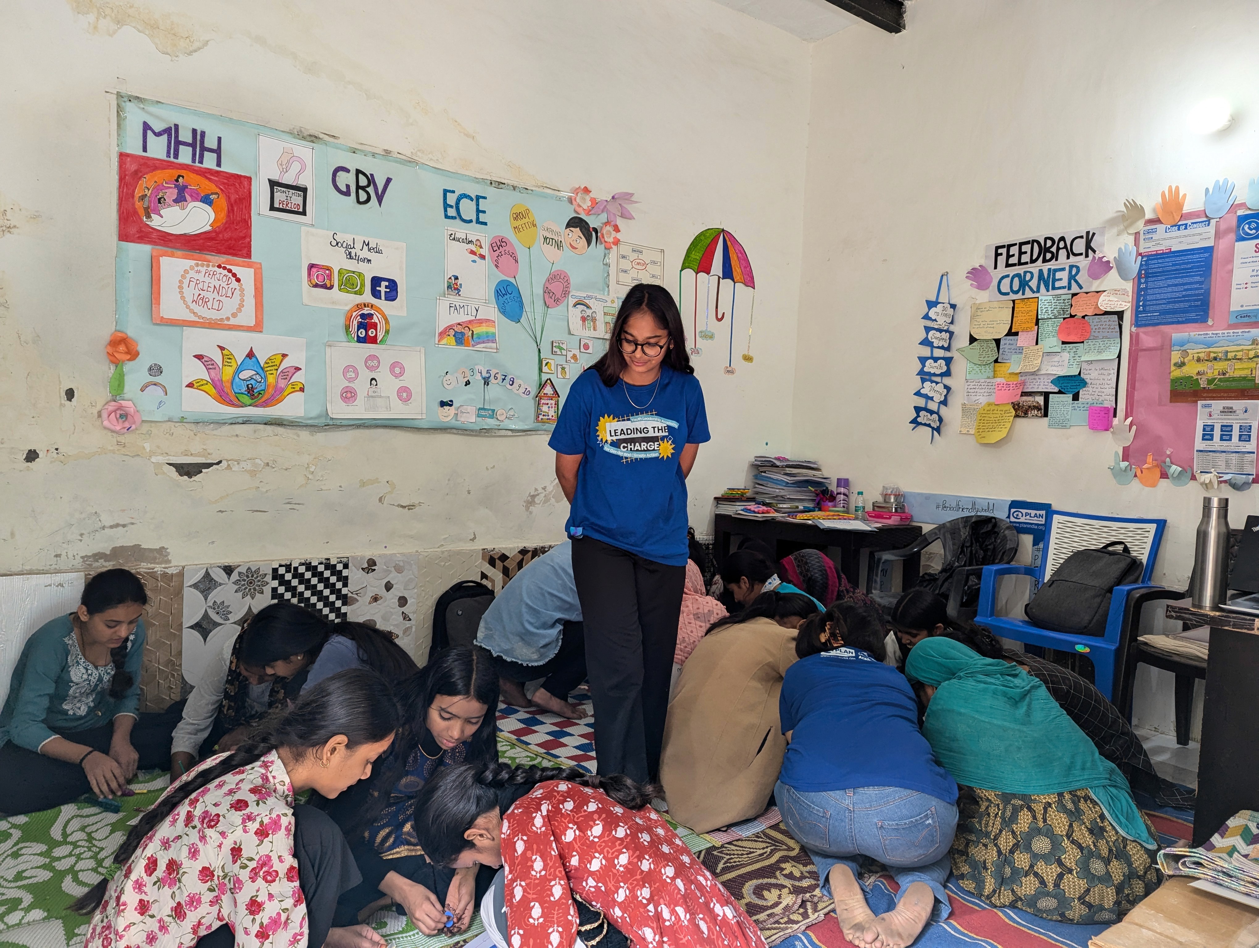 A picture from our girls' climate parliament