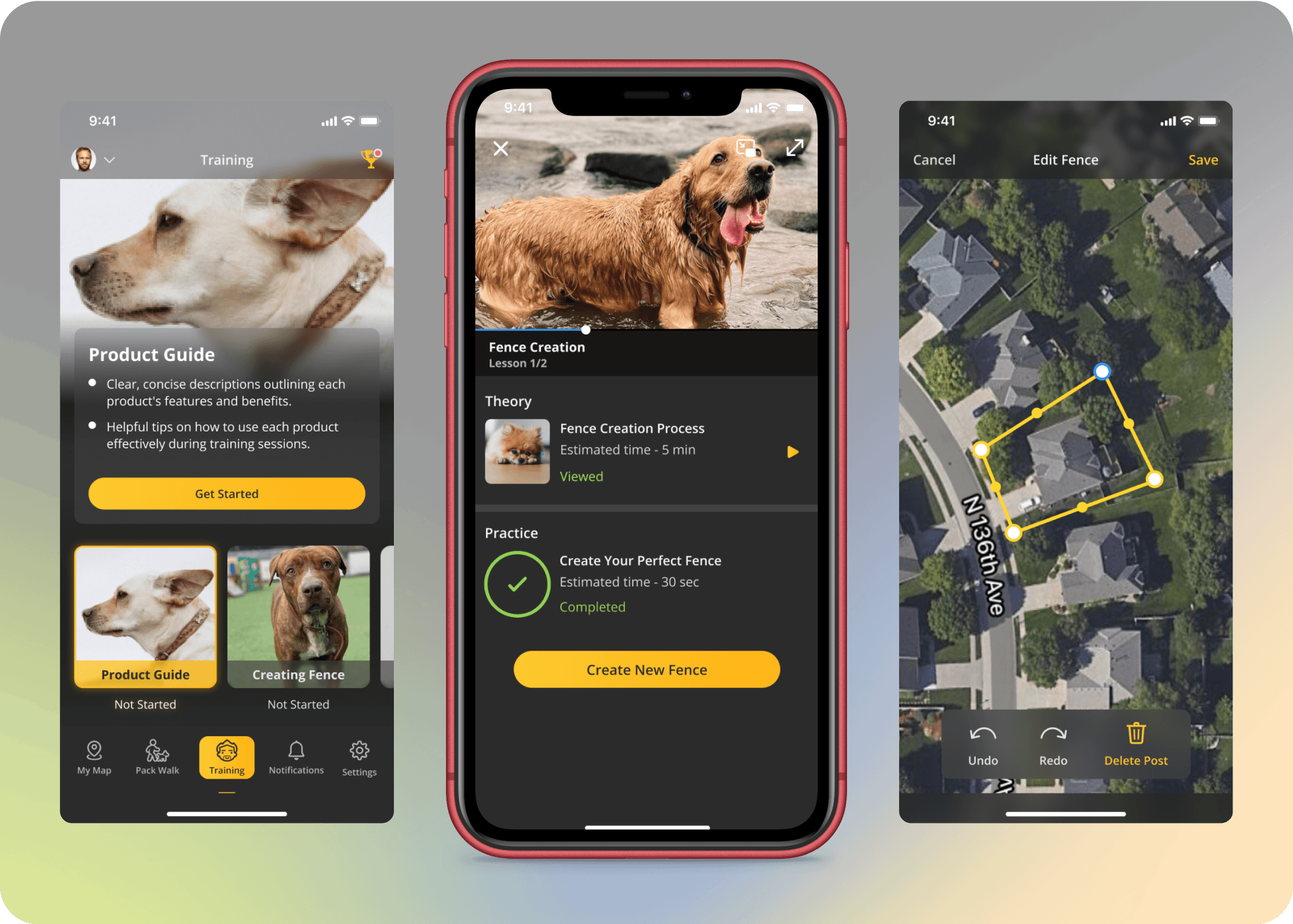 Halo app - Training - New design