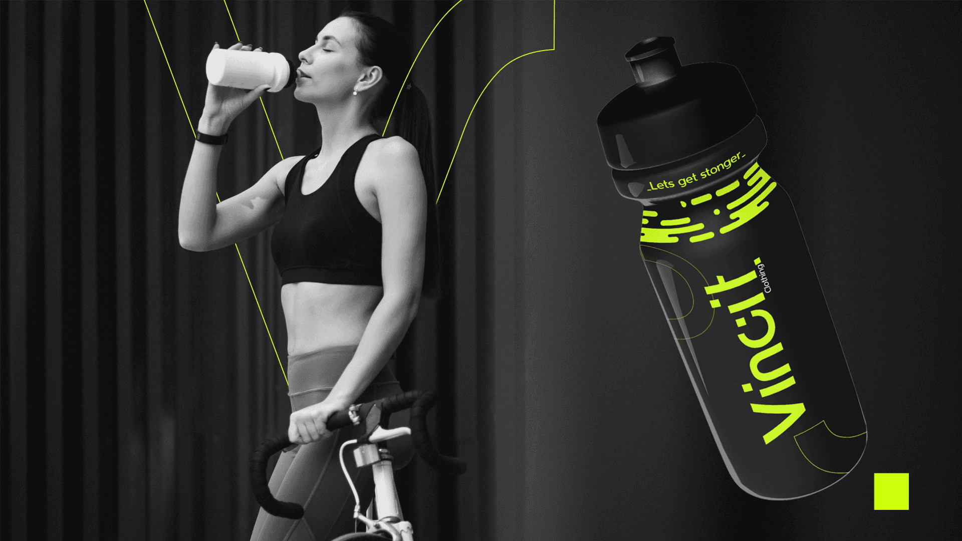 Black and white photo of a building