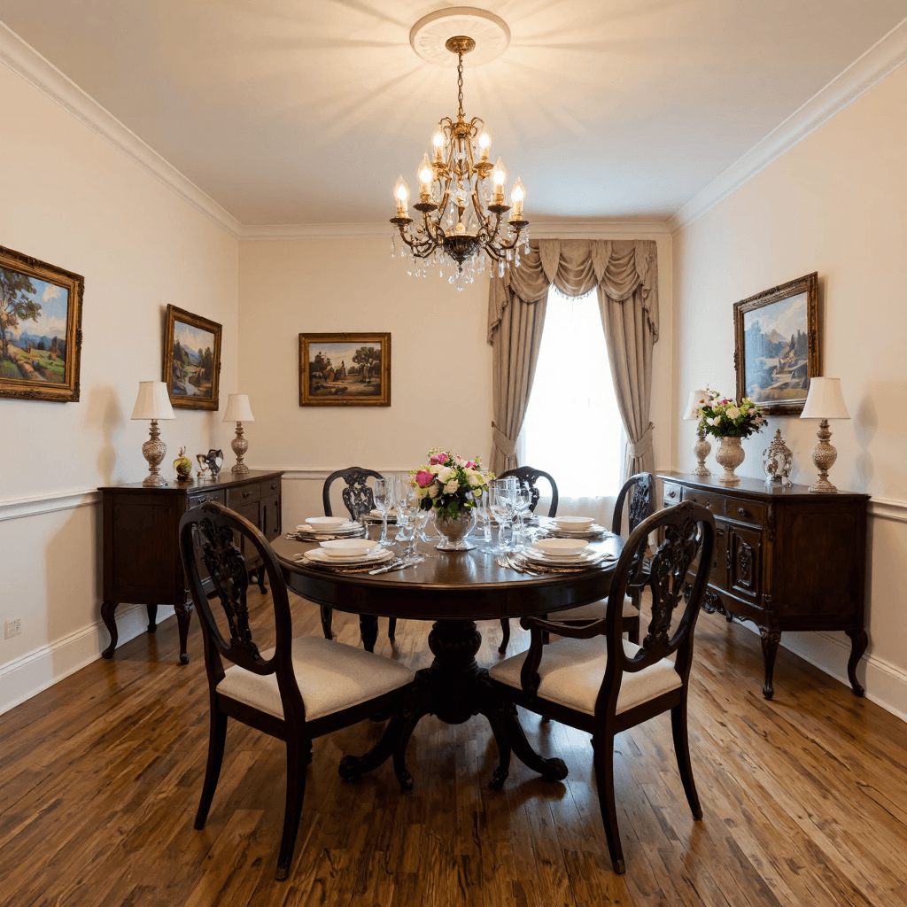 product photography of antique furniture