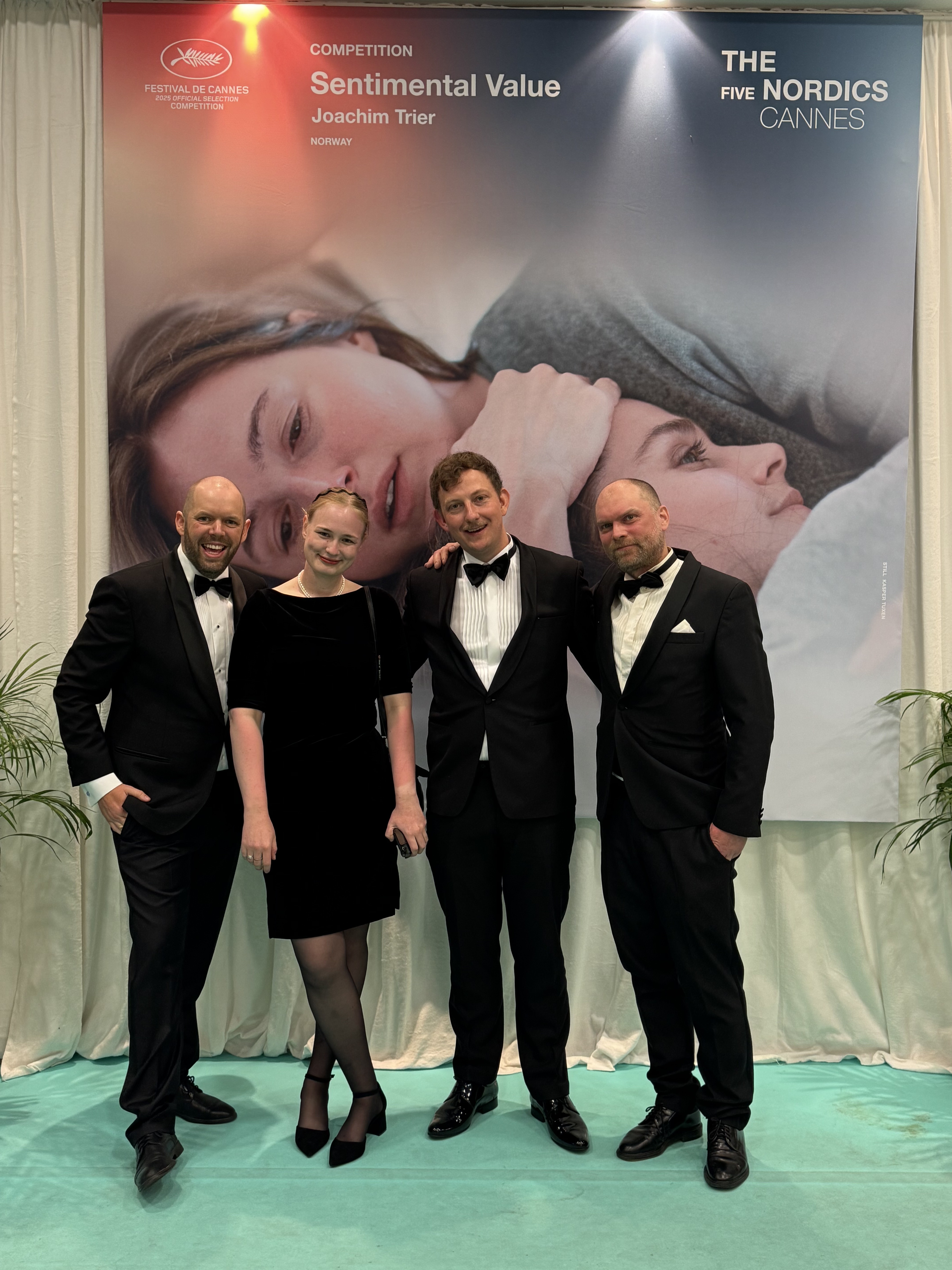 VP Nordic at Cannes Film Festival 2025, when Sentimental Value received the Grand Prix.