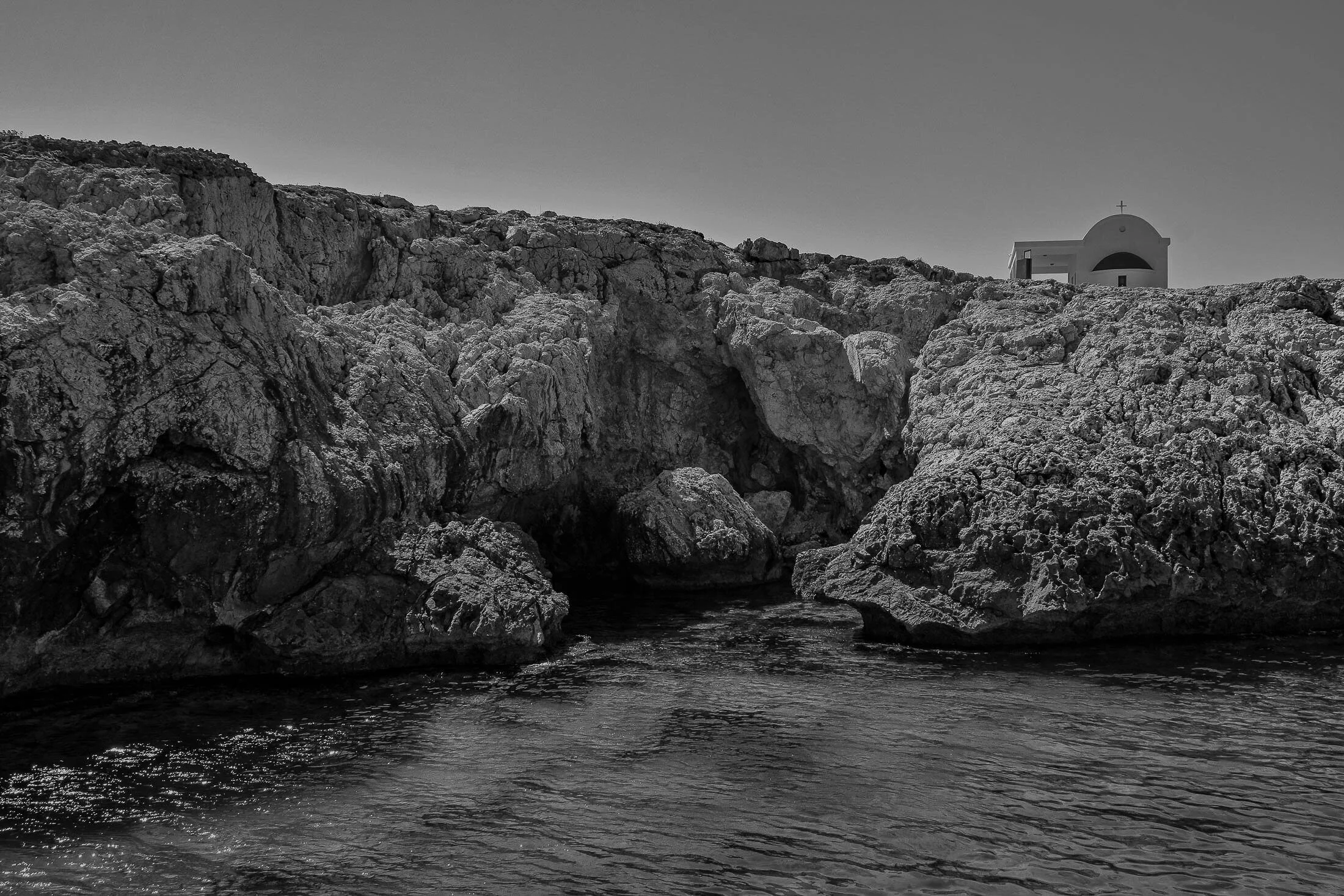 Cliff Landscape Shot in Cyprus