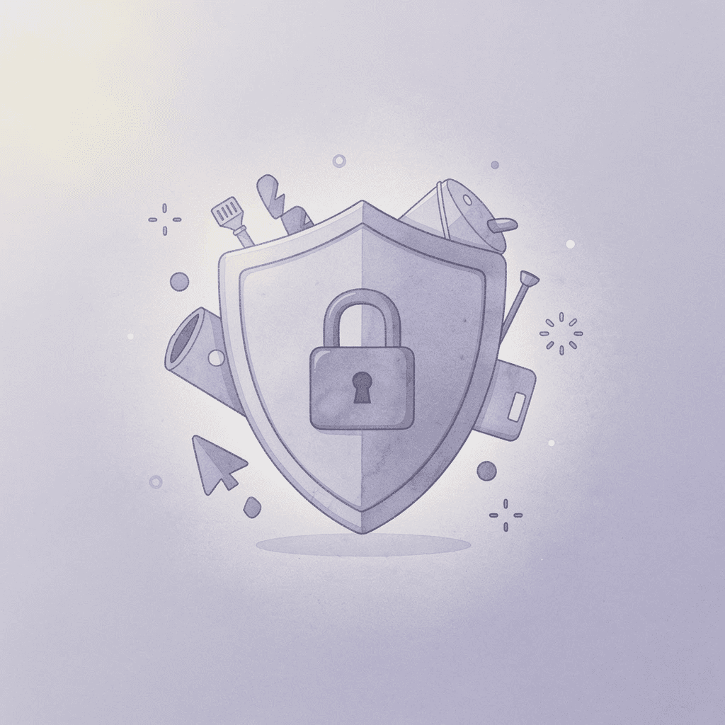 Shield protecting debtor from creditors, representing legal protection - Liquidation vs Bankruptcy