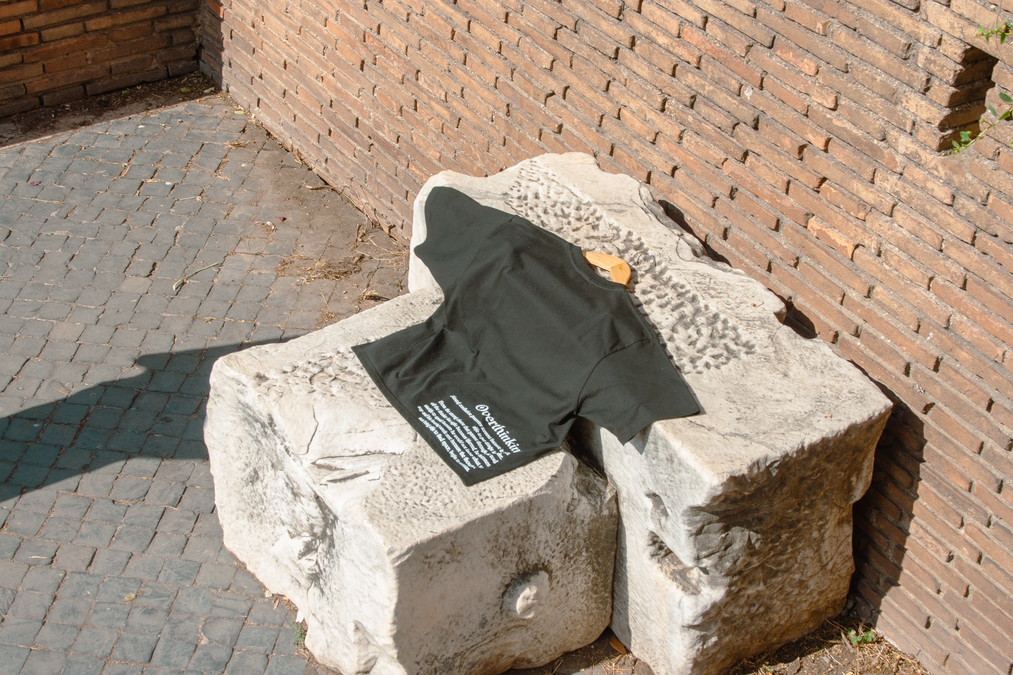 Man standing behind a woman in a blurred focus