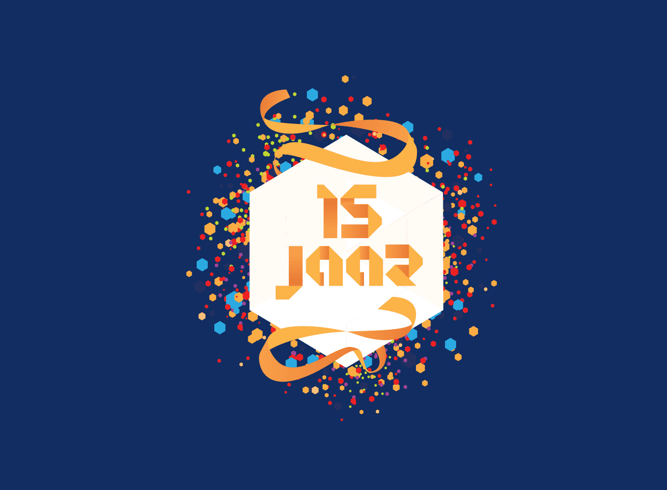 Grafische Vormgeving van logo Salure 15 jarige jubileum door Freelance Brand Designer Michiel Nagtegaal