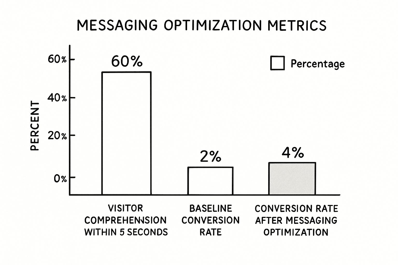Infographic about how to increase website conversions
