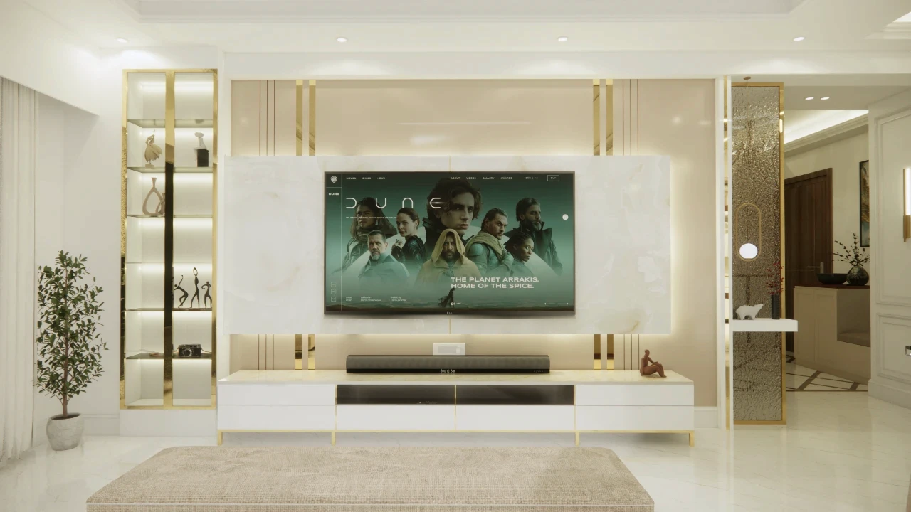 Project showcase image featuring a modern, refined interior.