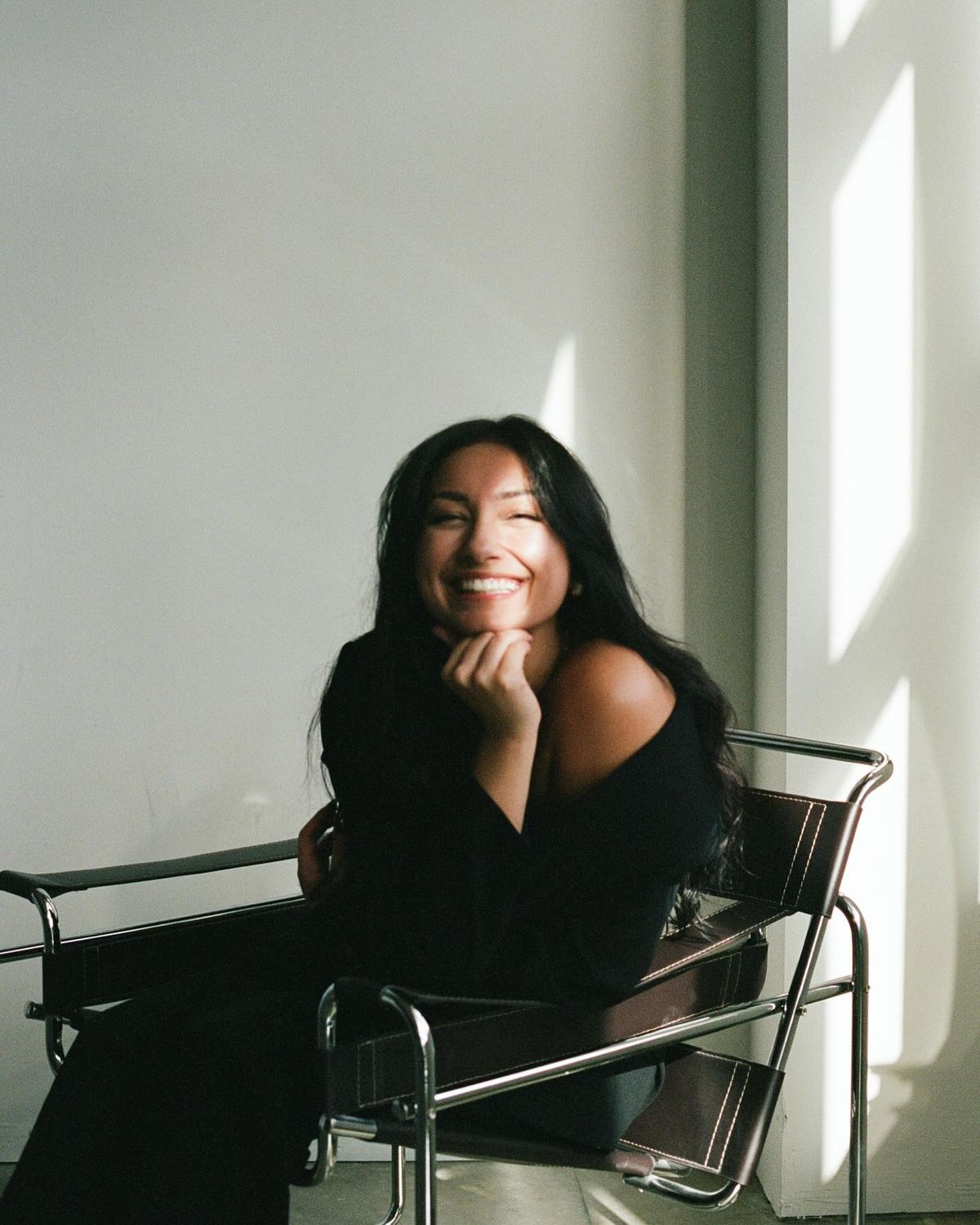 Portrait of a photographer smiling