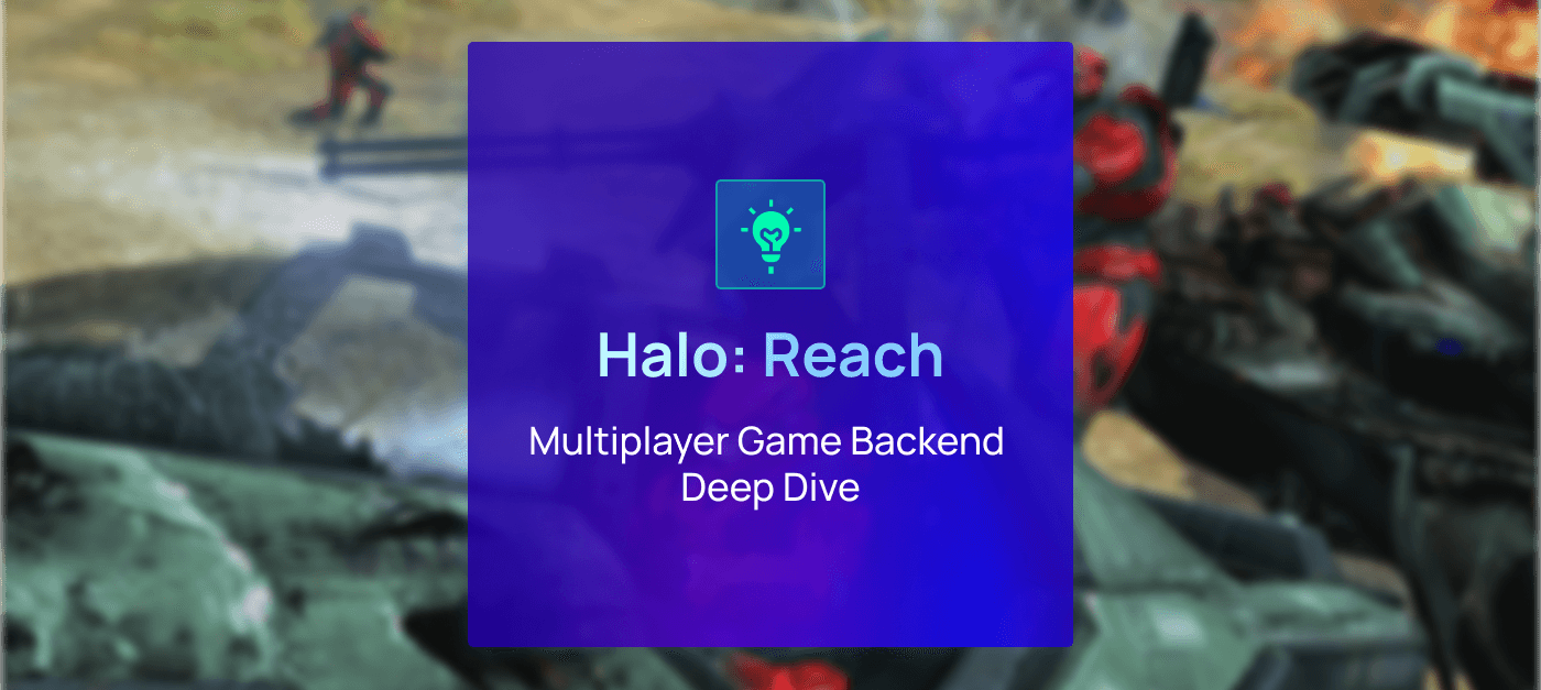 Deep dive of Halo: Reach multiplayer game design and netcode architecture by David Aldrige.
