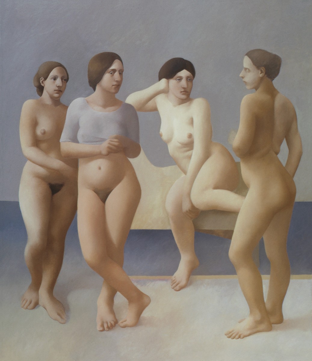 Four Women, One Reclining, 1972