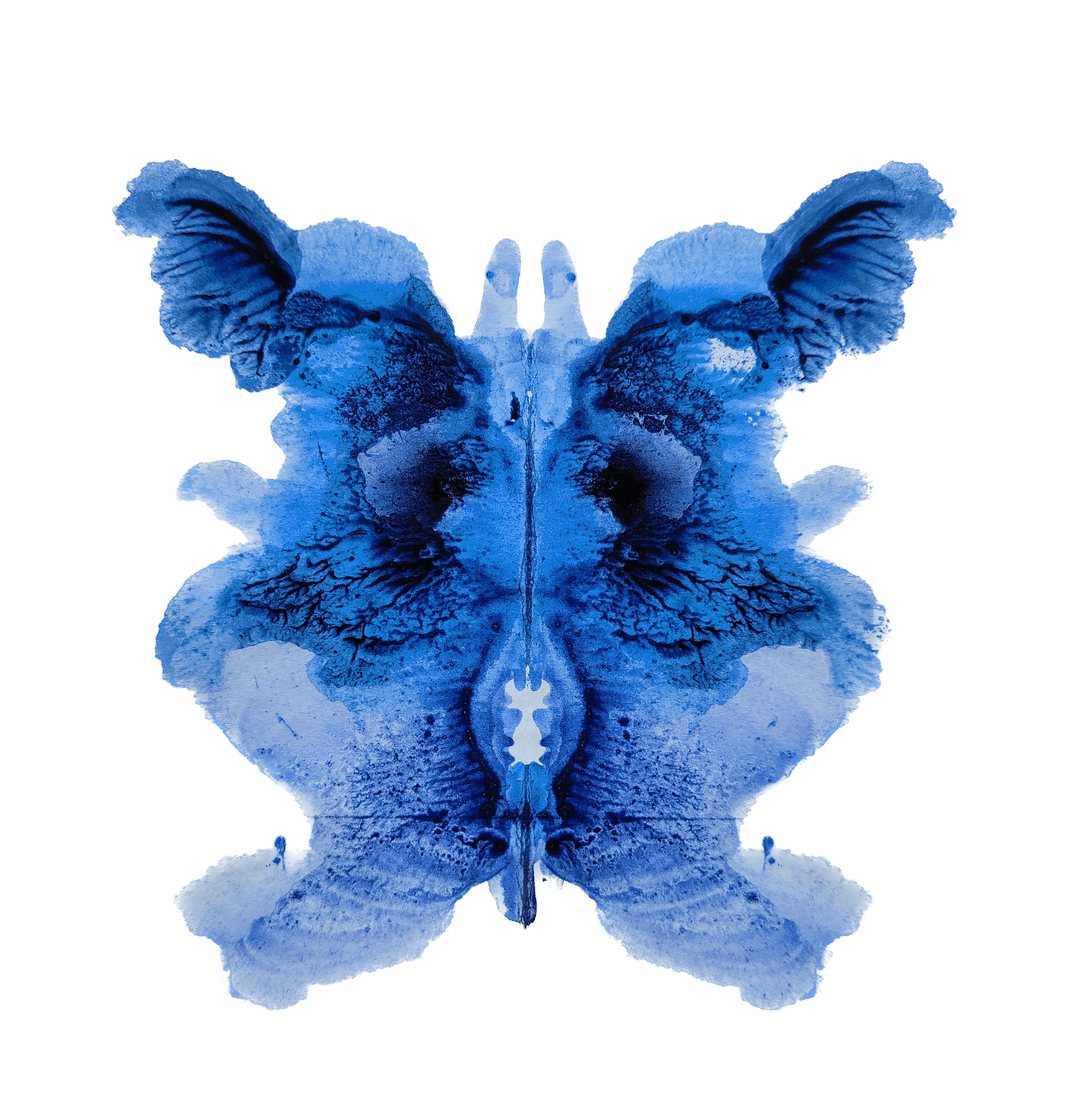 Abstract macro of a glass drop forming a black-and-white flower shape through light refraction on a soft gray background.