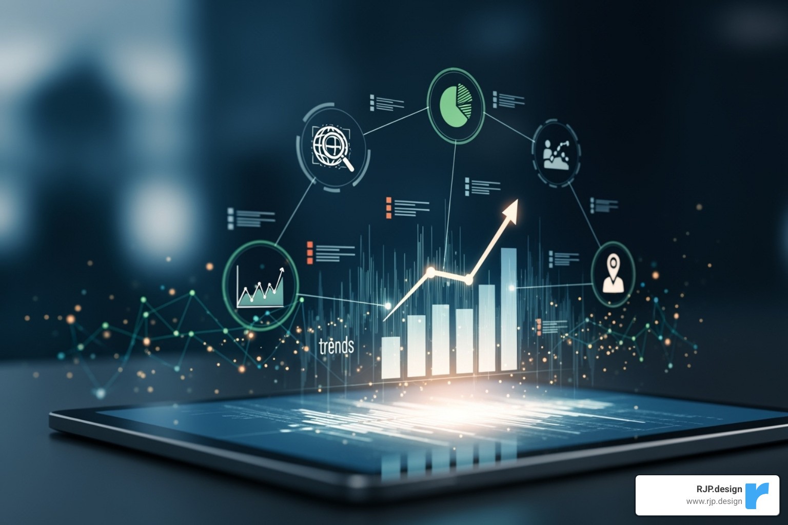 Website traffic sources like organic, social media, direct, and referral - website analytics tracking