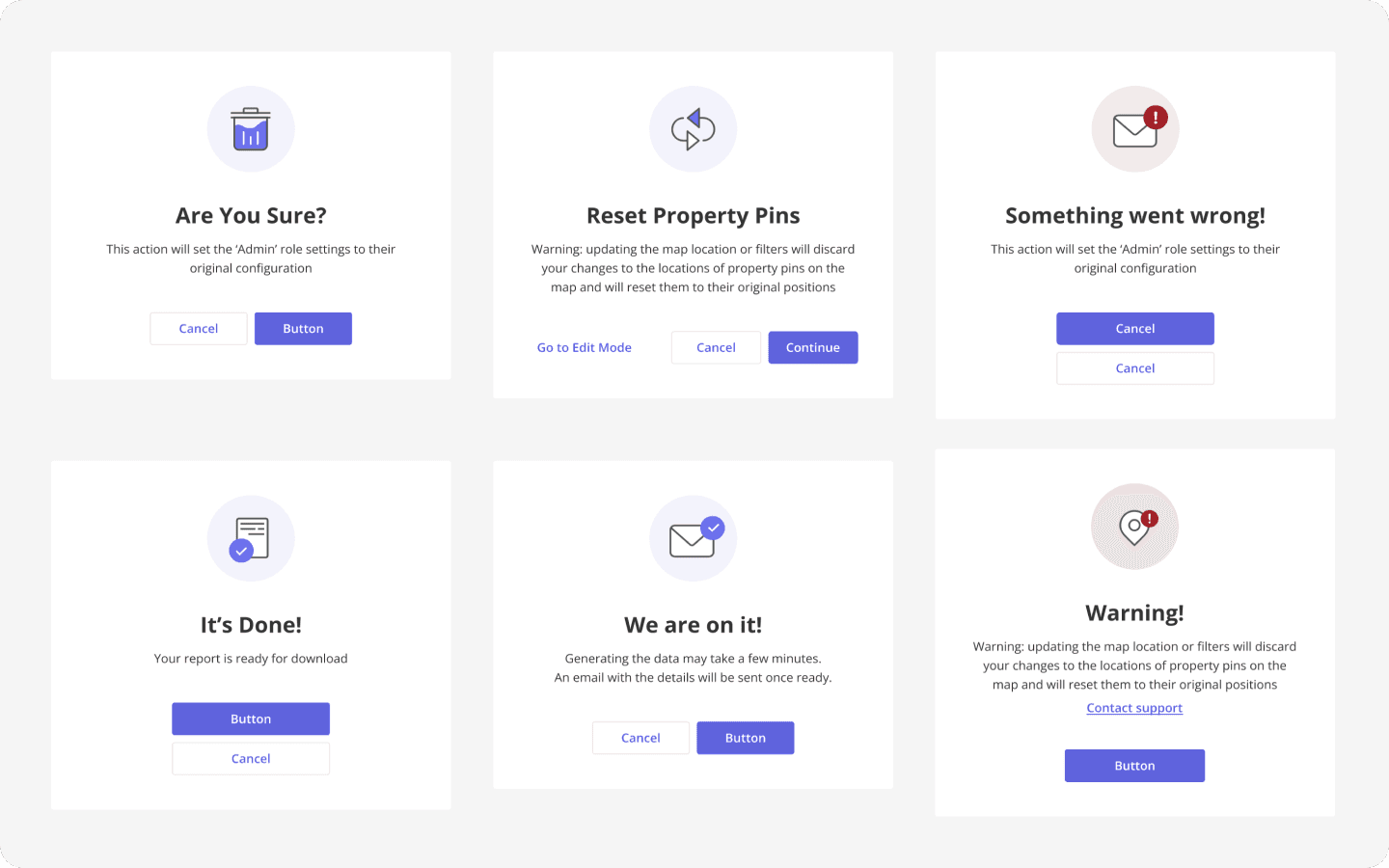 The dialog box audit
