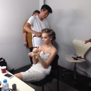 Backstage photo shooting for Monaco Bijoux by Suzaku Productions