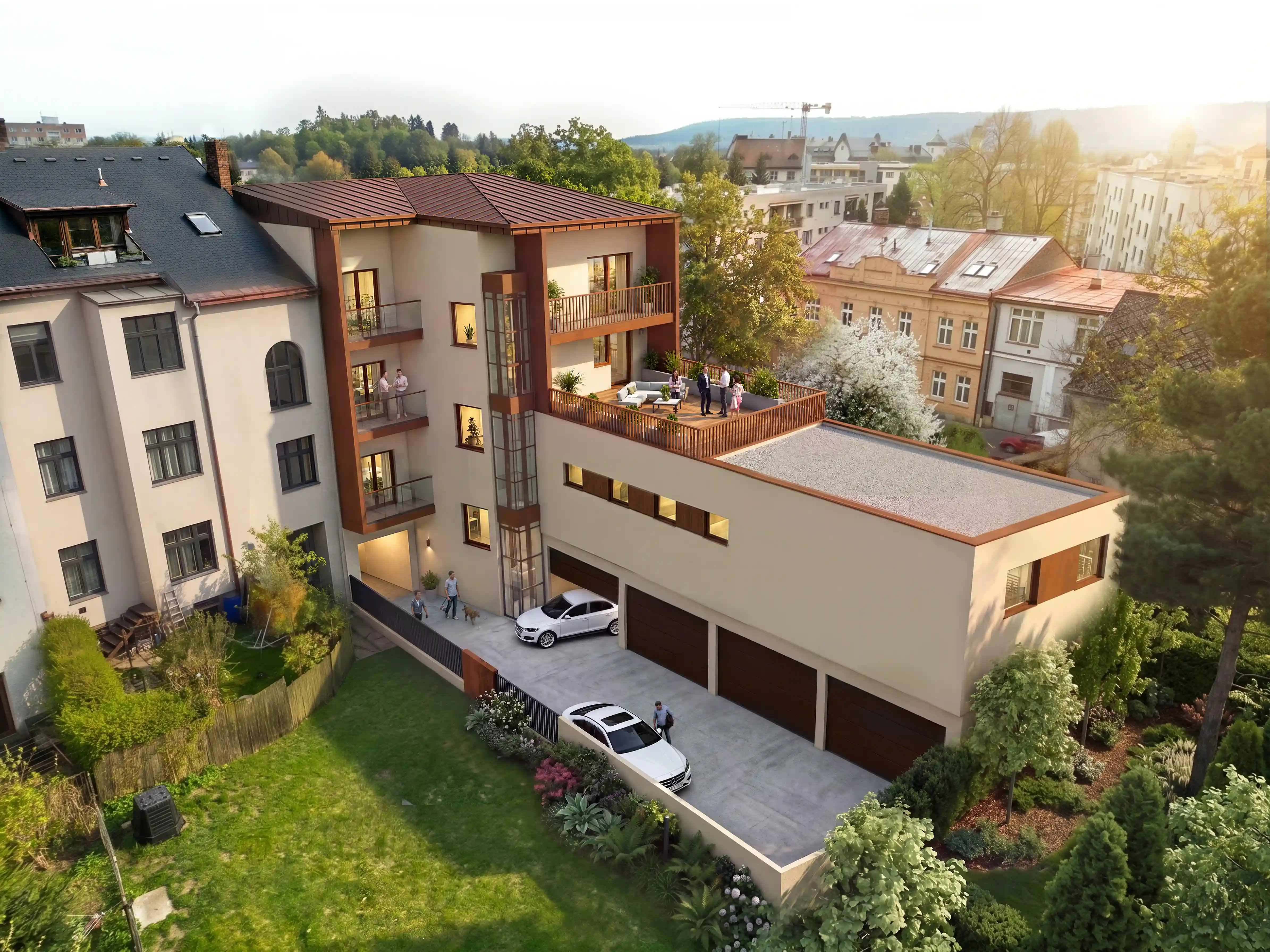 Vizualizace domu Nová Čechova – Čechova 5 ve Dvoře Králové nad Labem