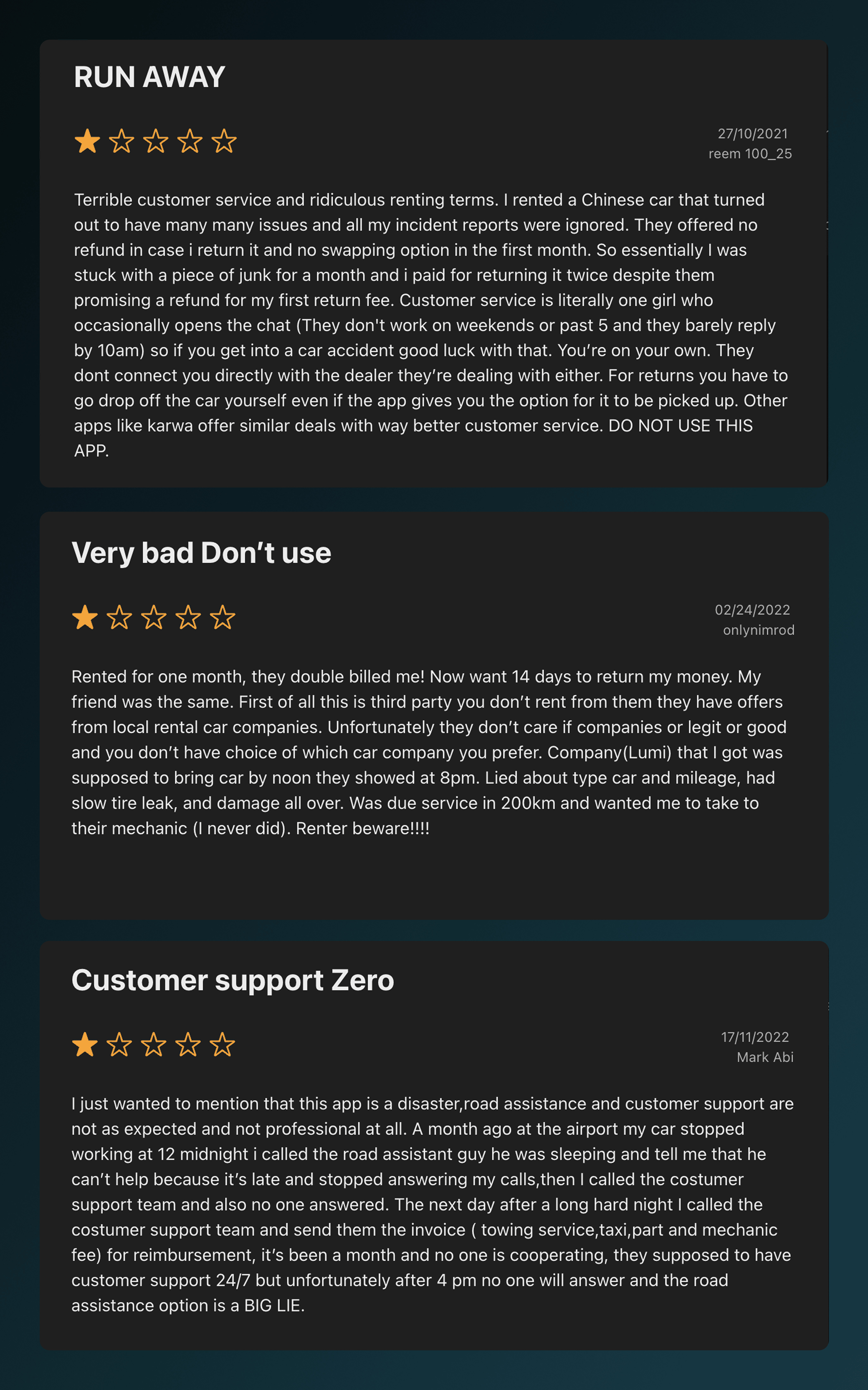 App Store Review before re-design