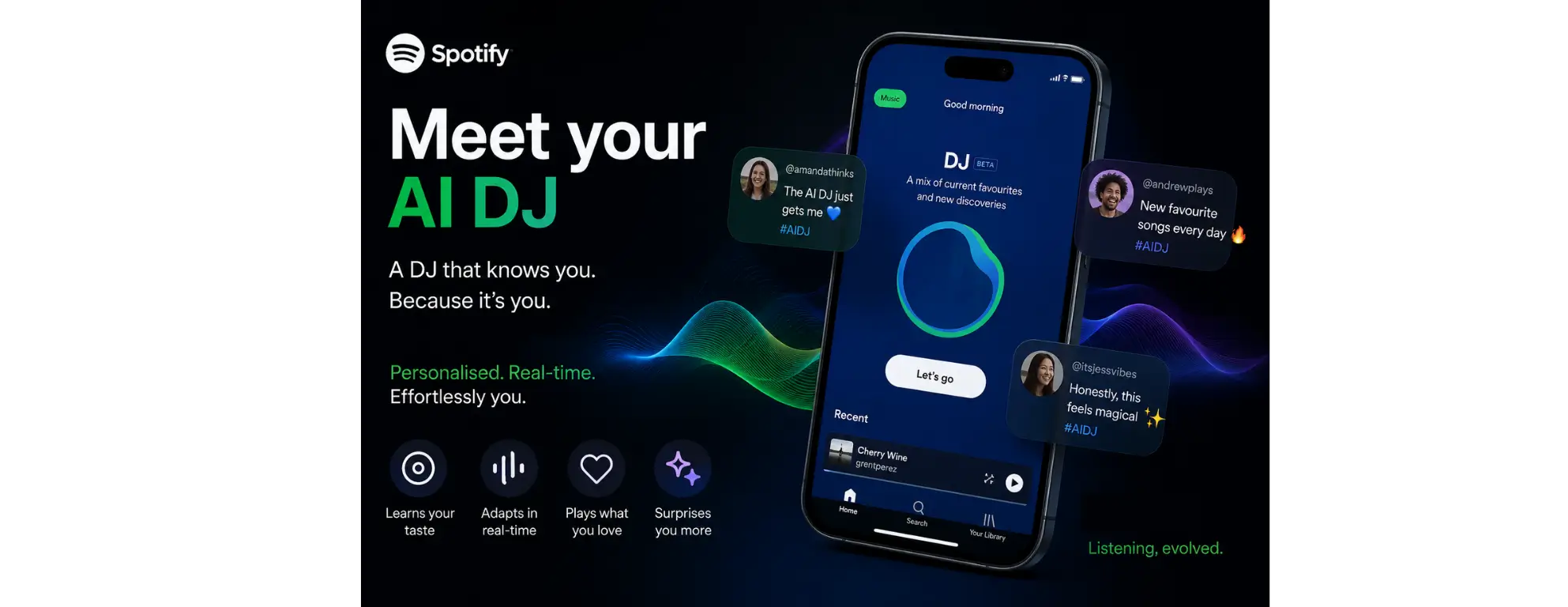Spotify AI-powered music recommendations