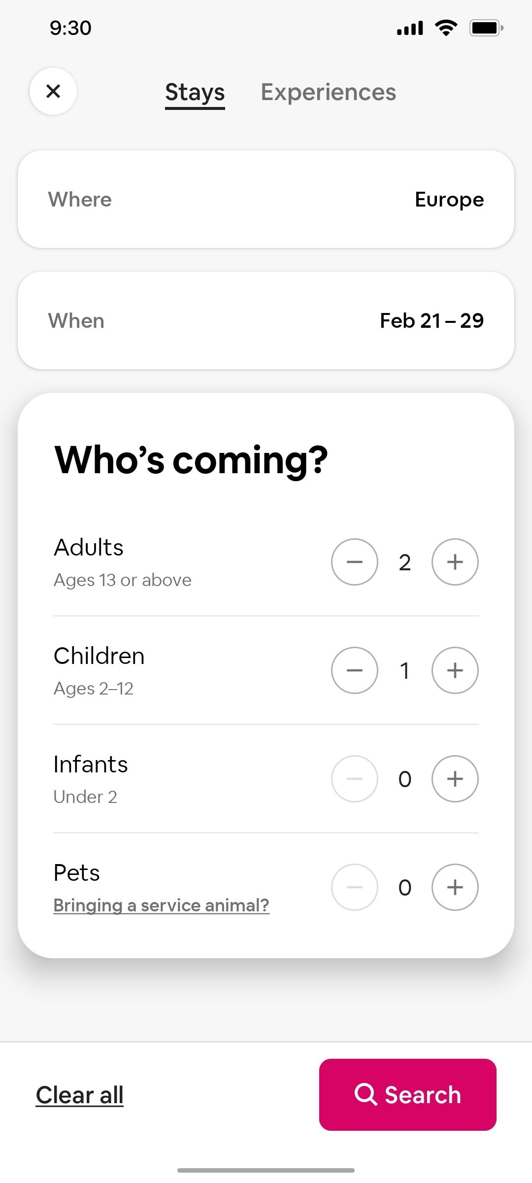 Airbnb Add Guest added