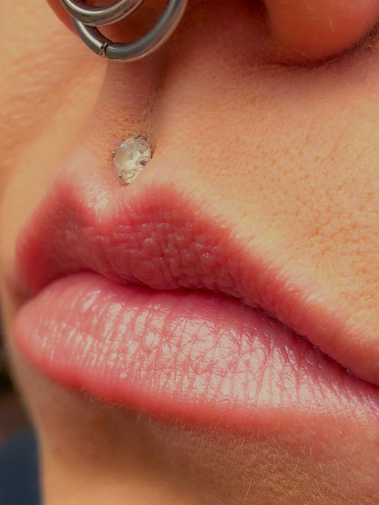 Tradecraft Body Piercing Ocean City Maryland Philtrum Piercing