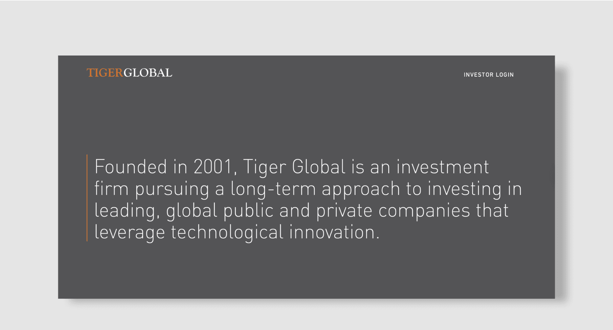 Tiger Global Management