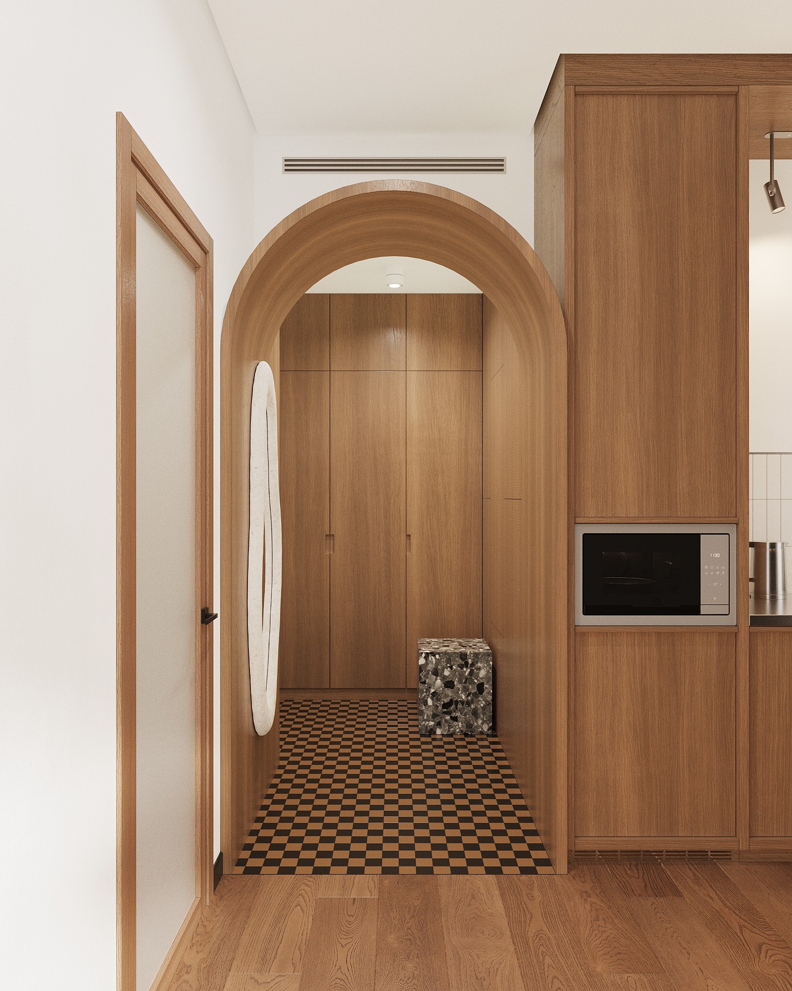 Планування апартаментів Comfort 27 м² у Львові — інвестиційна нерухомість Movin Hotel