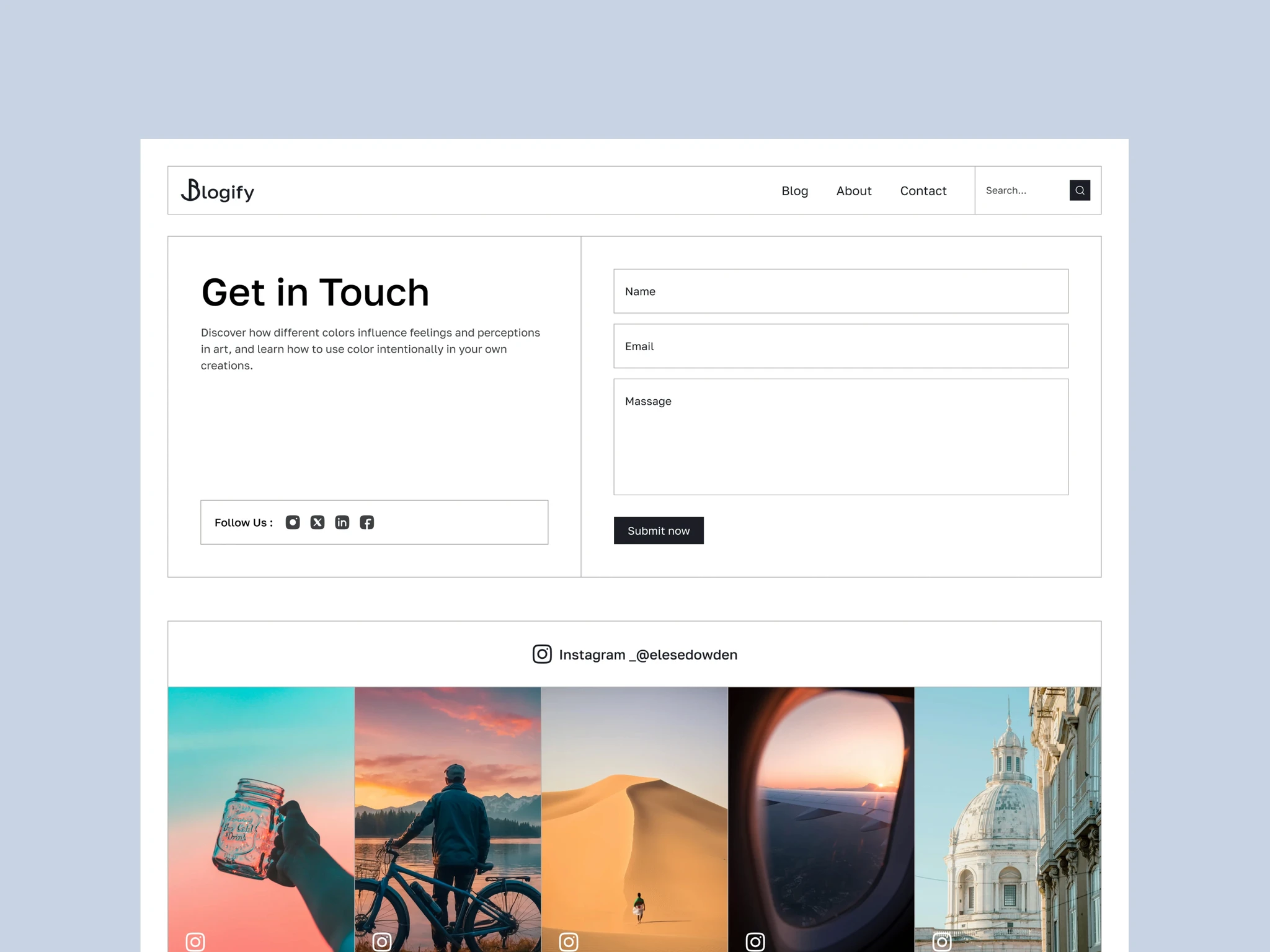 Event Website Template