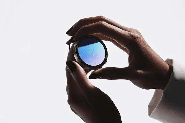 Elegant Hands with Lens Object