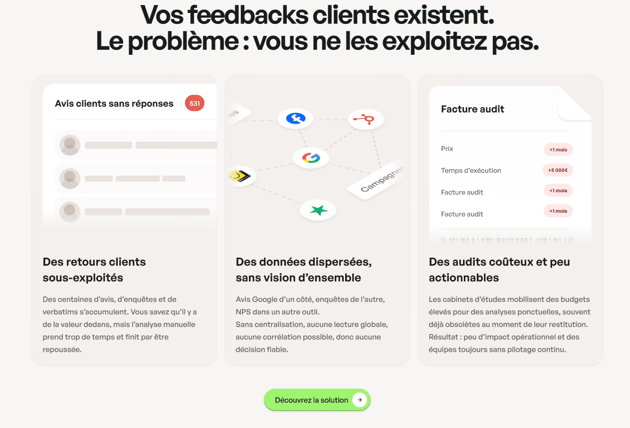 Section problèmes du site de Spreak