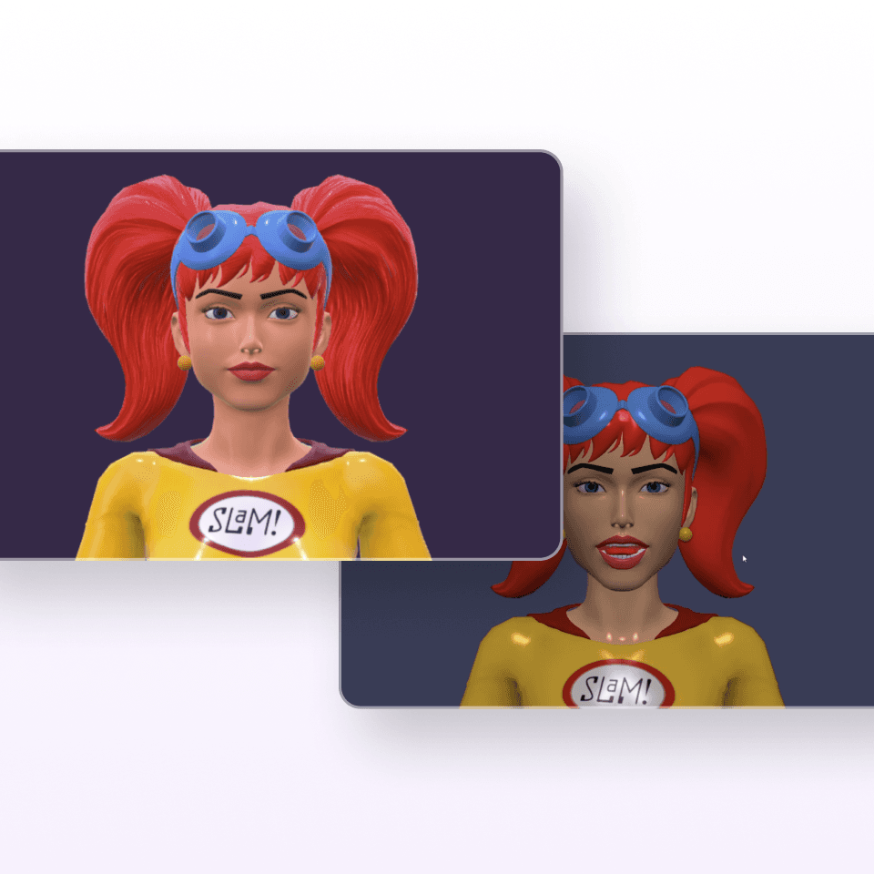 Slam Girl's AI Avatar