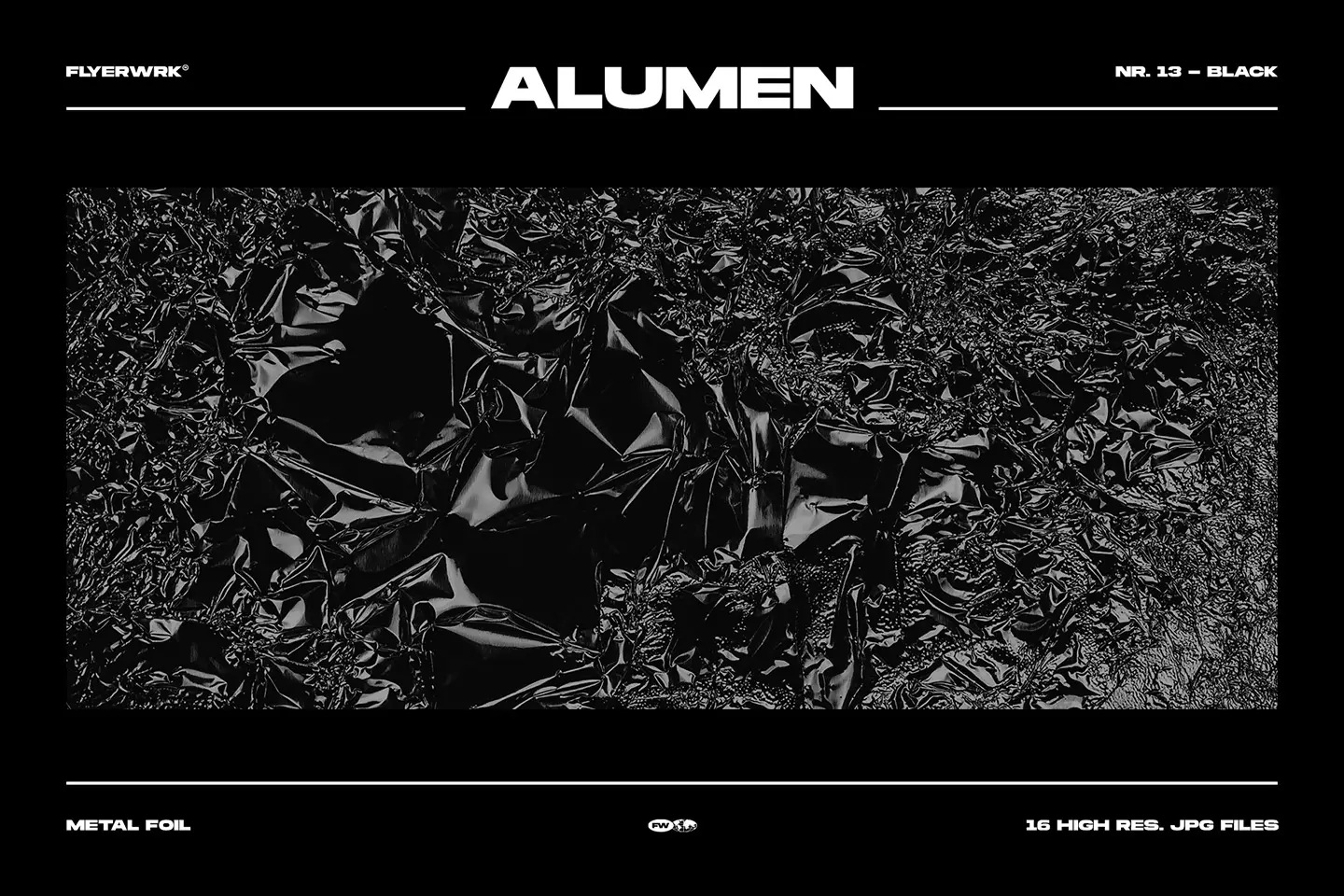 Alumen metal foil textures black crumpled foil background featuring high resolution realistic metallic ridges and shadows