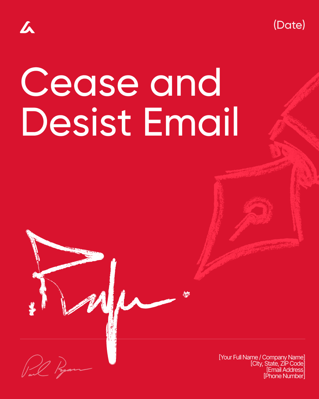 Cease and Desist Email