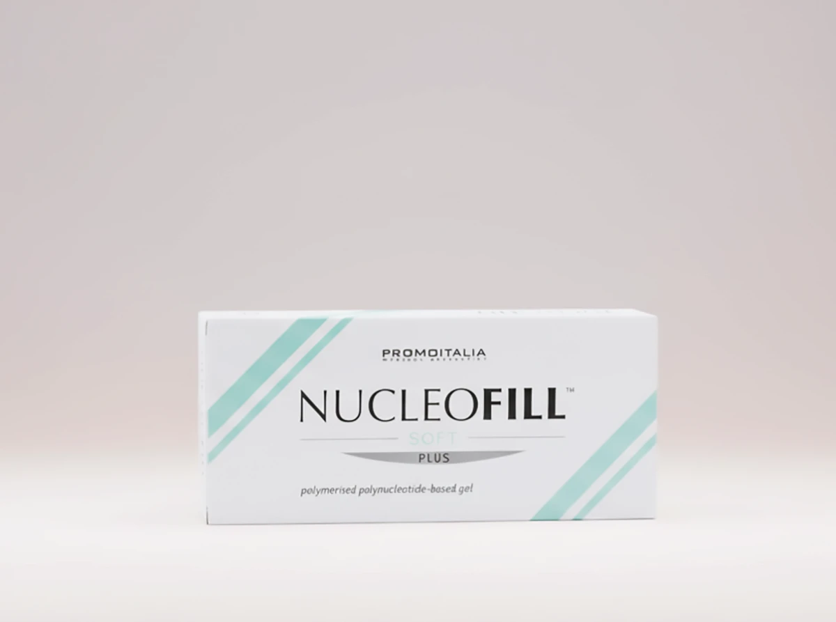 Polinukleotīdu injekcijas acu zonai ar Nucleofill Soft acu zonai