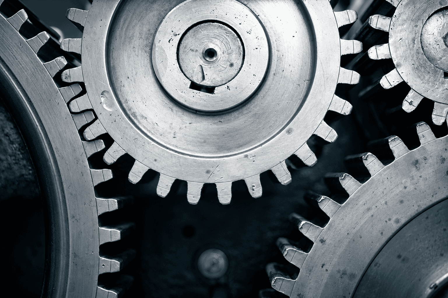 gears in industrial machines