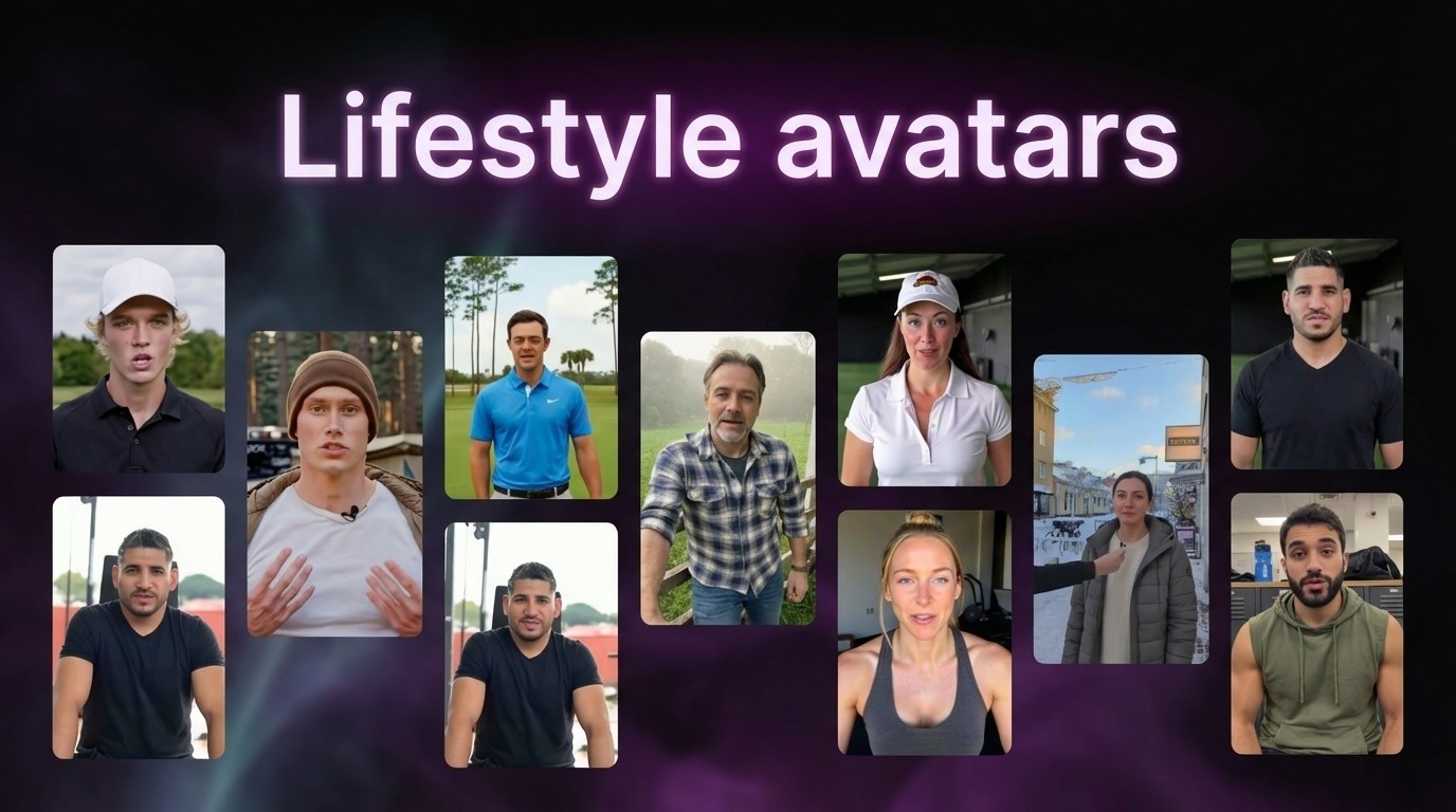 Creatify Lifestyle Avatars - blog cover with avatar examples.