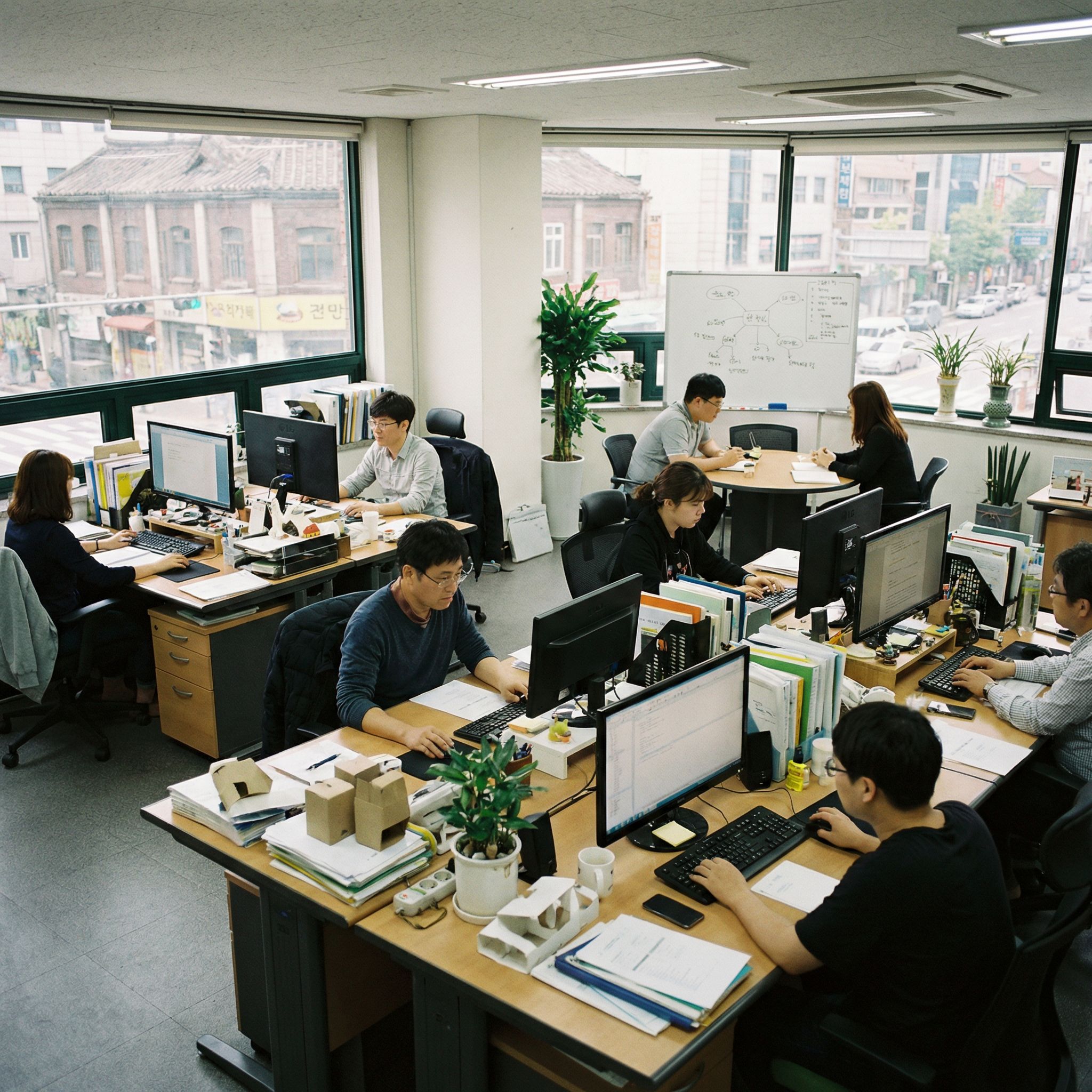 A photo of woman in red