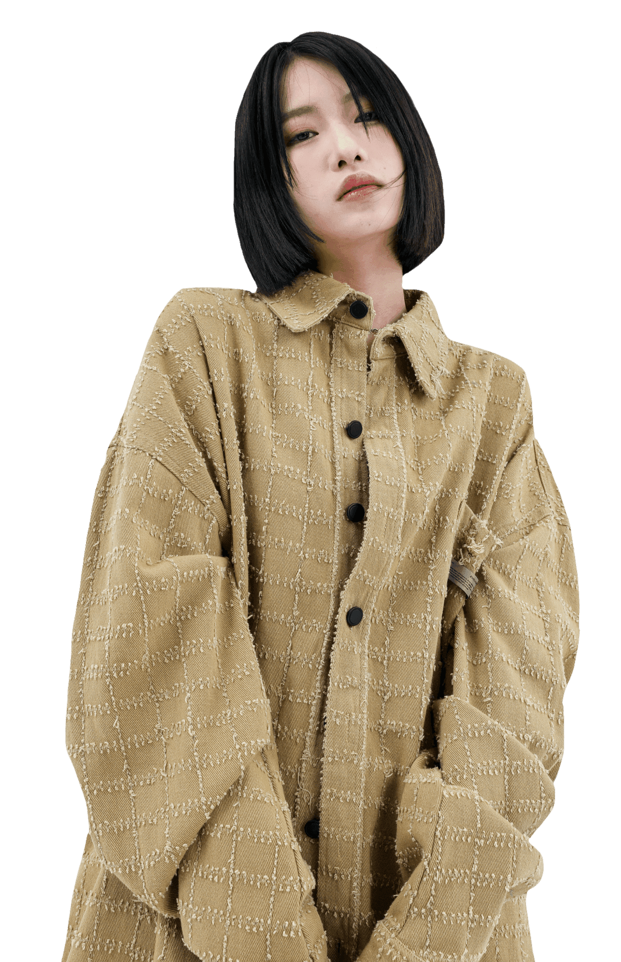 girl in brown