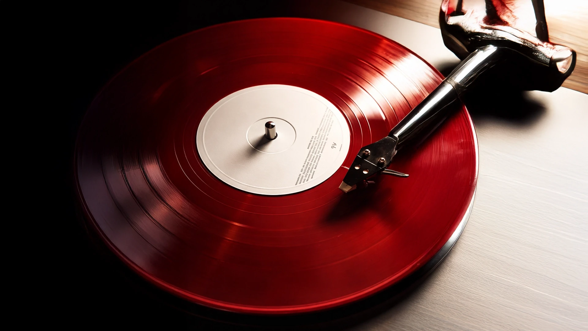 Minimalist passageway with tall curved rust-colored metal walls and dramatic sunlight shadows.