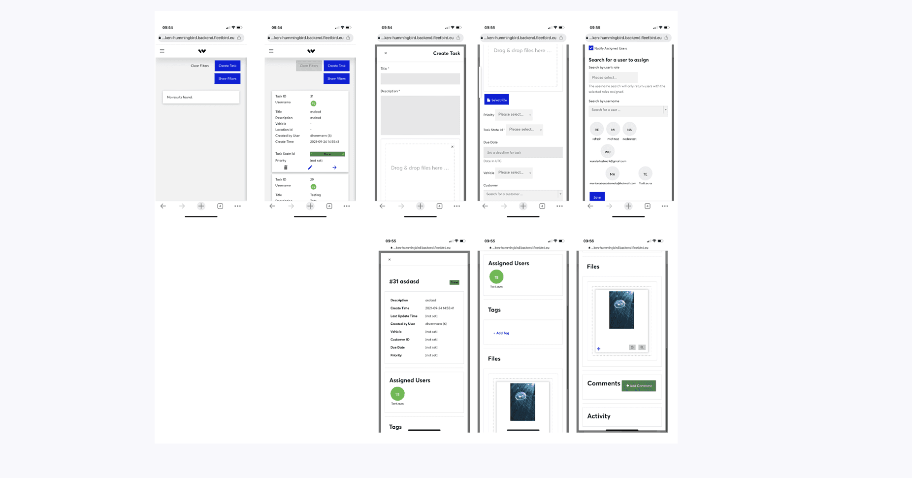 Current Task management Feature (Mobile)