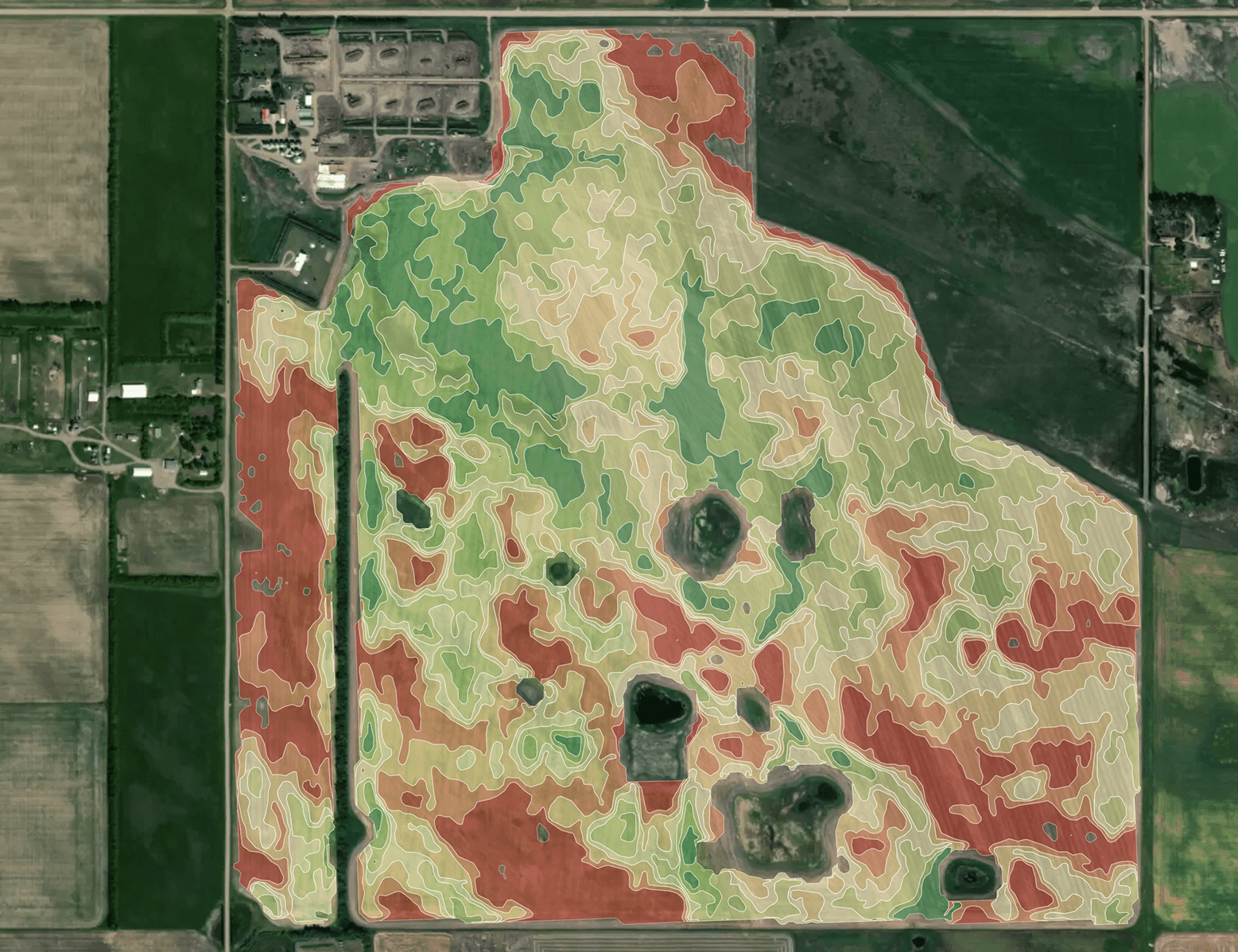 DigiFarm Field Delineation Map